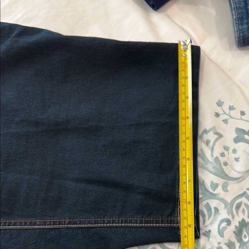 Peck & Peck Dark Blue Jean Stretch Denim Shorts - Picture 6 of 9